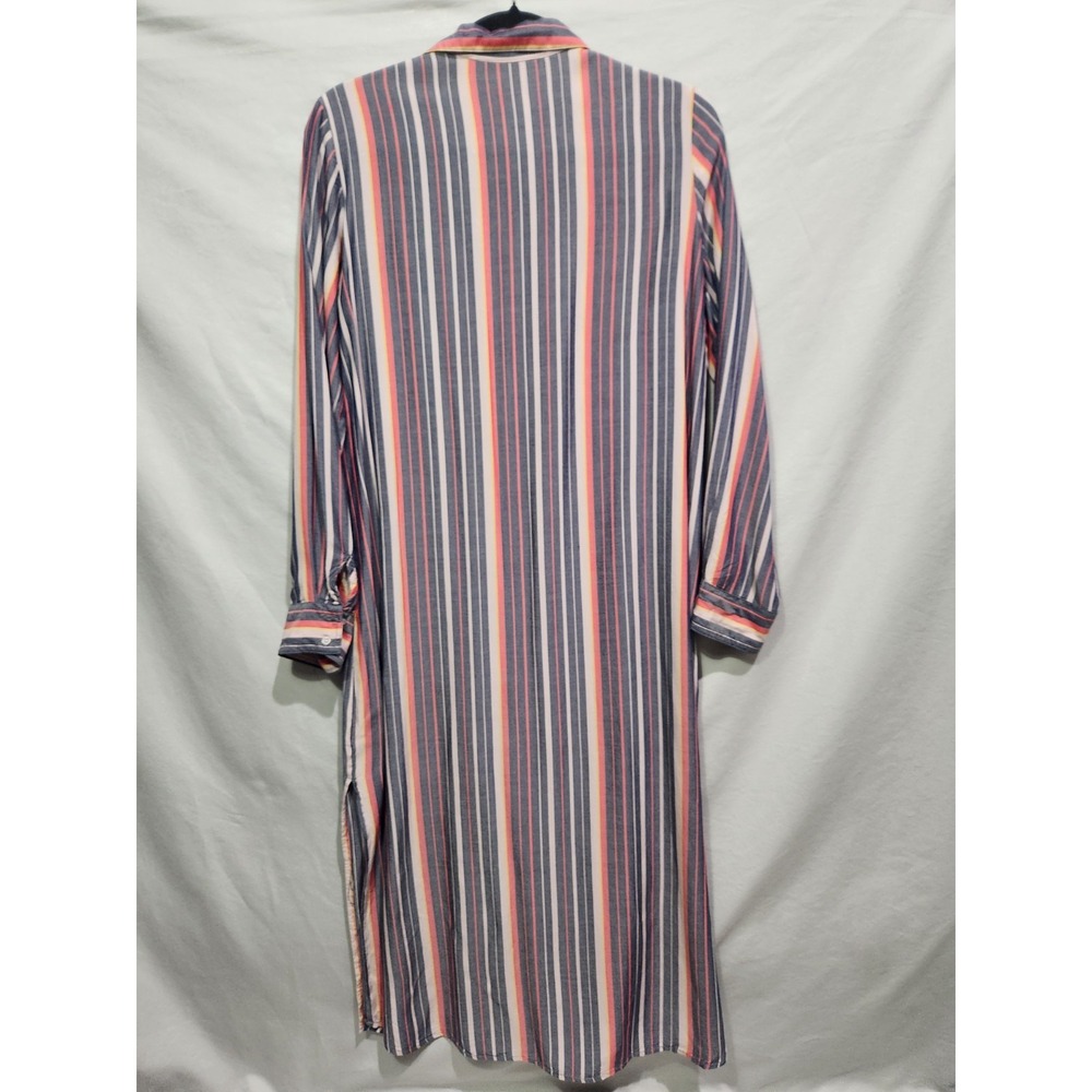 Express Lightweight Striped Button Down Shirt Dre… - image 6